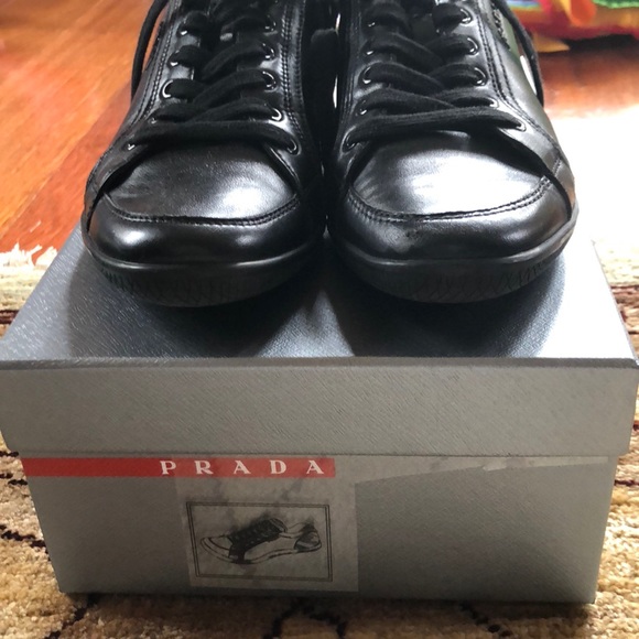 PRADA authentic womens black sneakers - Picture 2 of 6